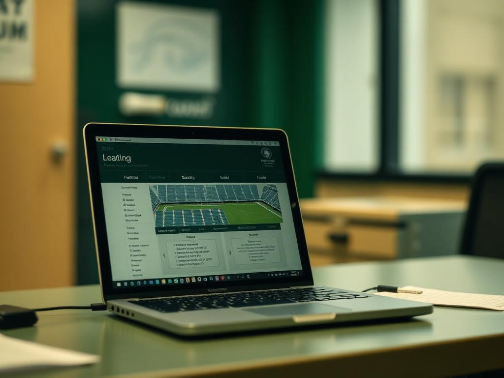 Club ticketing staff allocating seats on a stadium seating map